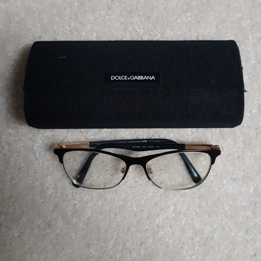 Dolce & Gabbana eyeglasses with case